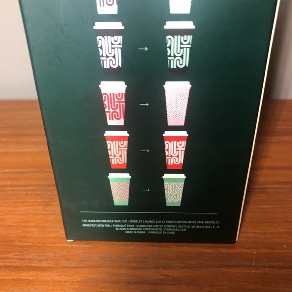 STARBUCKS Color Changing Candy Cane Reusable Hot Cups Holiday 2020 NEW - Picture 7 of 8
